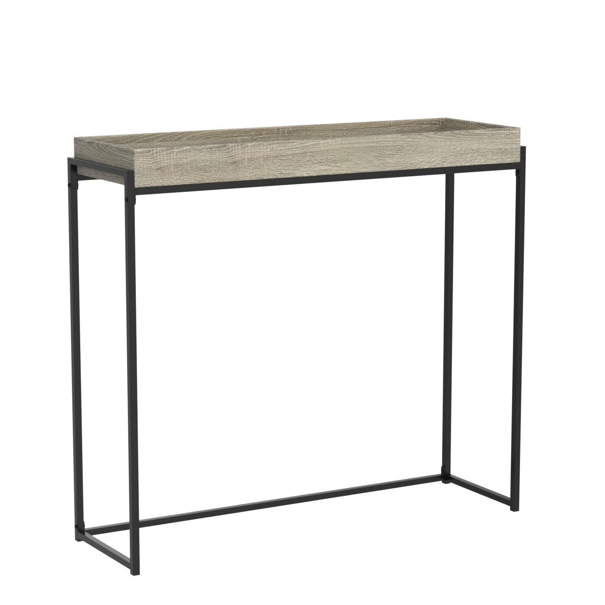 Console Table, Dark Taupe