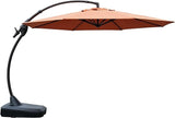 Patio Umbrella with 3 Solar panels, 48 Solar LED Lights