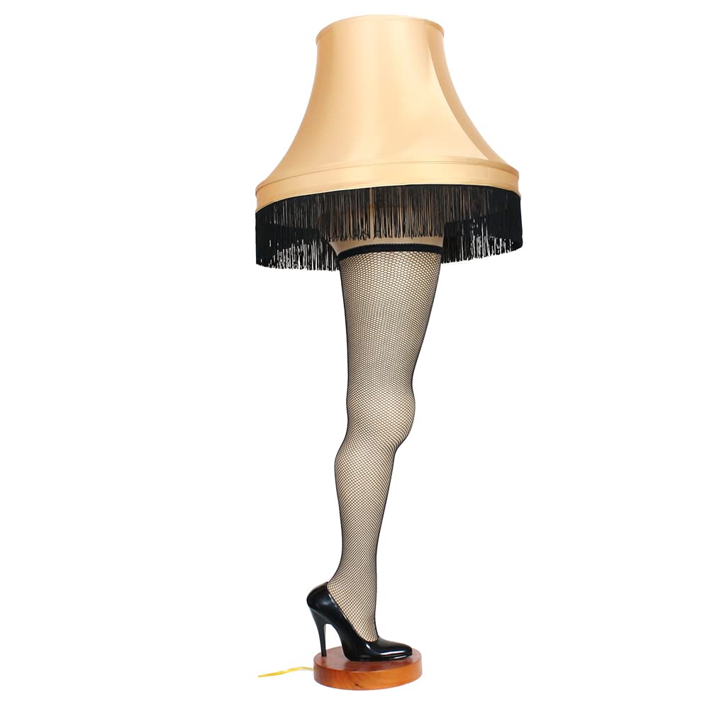 50" Deluxe Christmas Leg Lamp with Fishnet Stocking