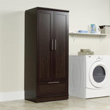 Wardrobe Armoire, Storage Cabinet with 1-Drawer and Garment Rod in Dakota