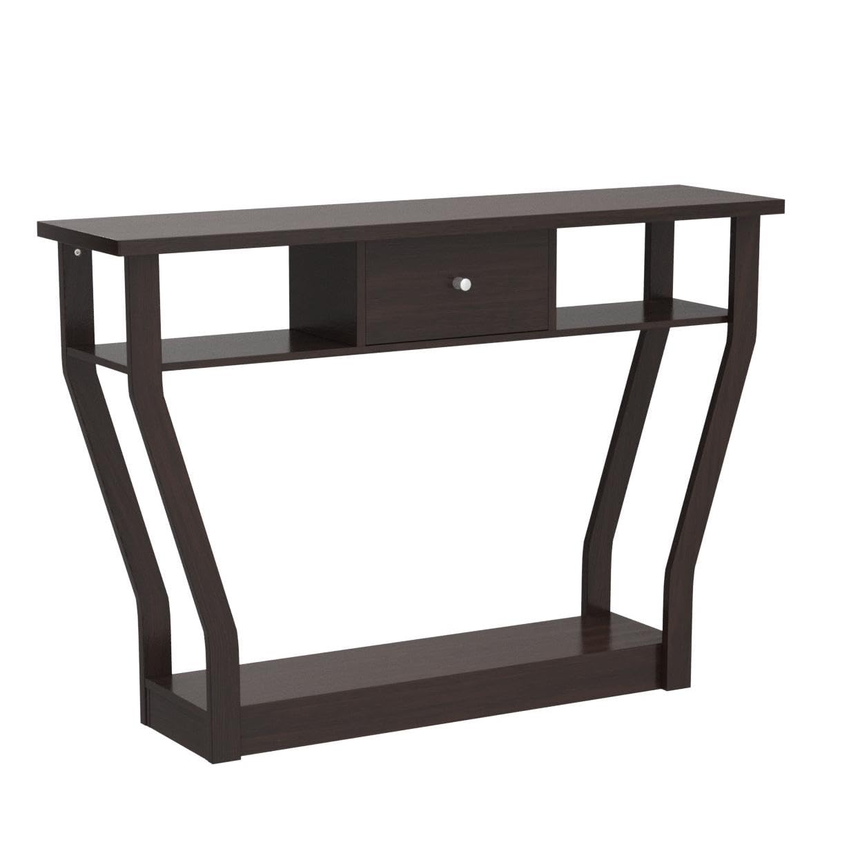 47" Wooden Entryway, Accent Cosole Tables Table with Drawer and Shelf