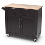 Kitchen Island Cart Rolling Storage Trolley Cart Farmhouse Islands Home Coffee Bar