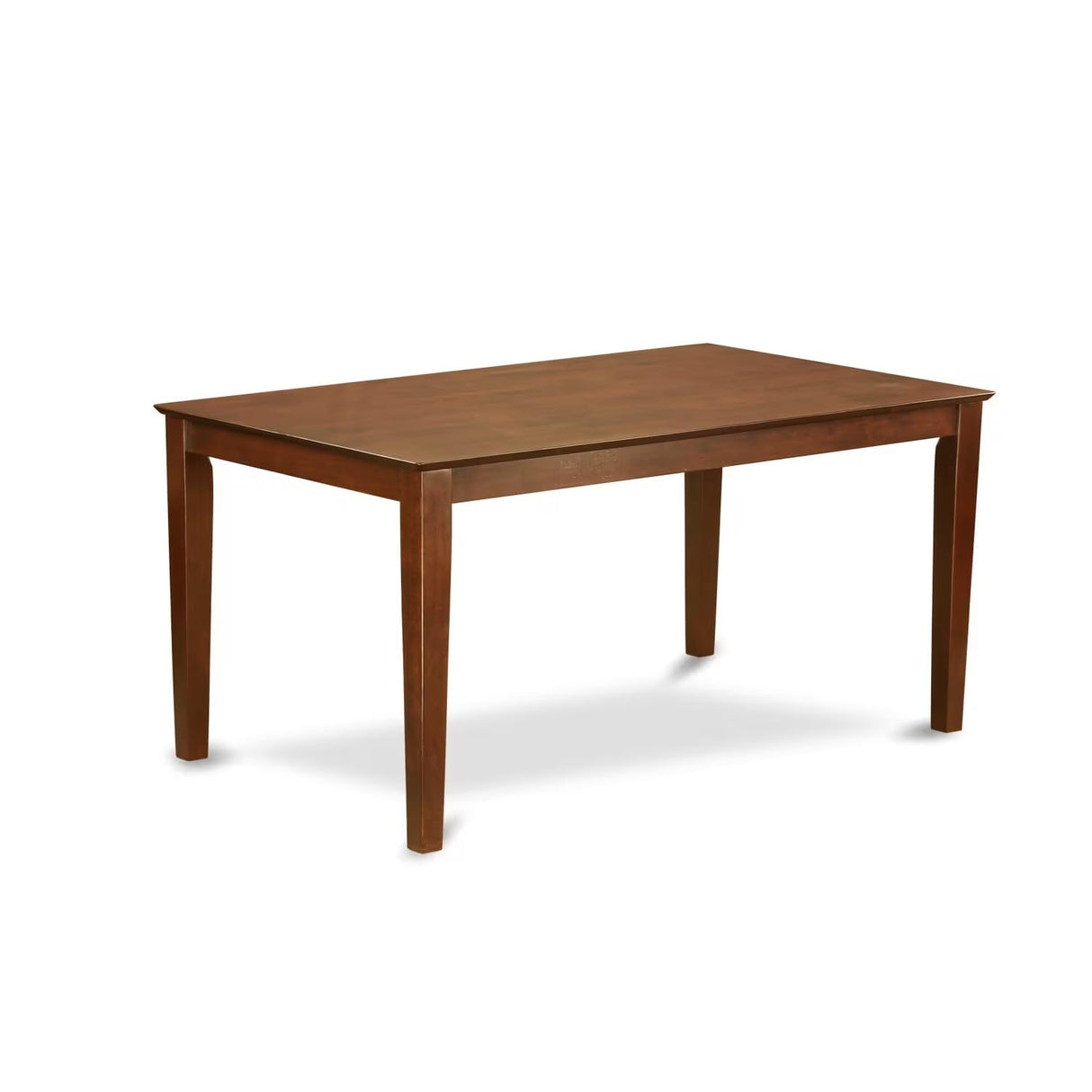 CAAS7-MAH-26 7 Piece Kitchen Dining Table Set Includes A Dinner Table and 6 Burgundy