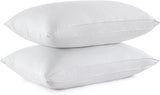 Goose Feathers and Down White Pillows with 100% Cotton Cover, Bed Sleeping Hotel