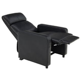 Toohey Home Theater Push Back Recliner Black, 28.75"D x 32.5"W x 41.75"H (600181)