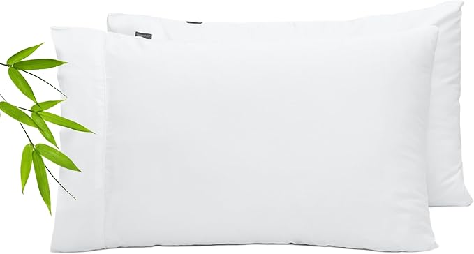 Pillowcase Set - 100% Lyocell - Standard Size - Cooling & Breathable - Silky-Soft Sateen