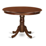 MAH-W 5 Piece Dining Set Includes a Round Dining Room Table with Pedestal and 4 Kitchen Chairs,