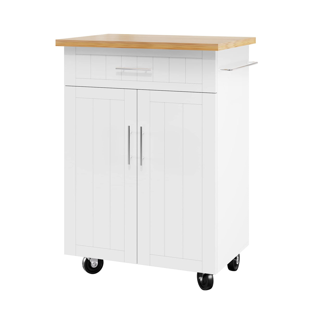 Kitchen Island Cart with Storage,Rolling Side Table on Wheels