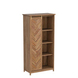 Coral Cape Storage Pantry Cabinet, L: 34.84" x W: 17.64" x H: 66.97"