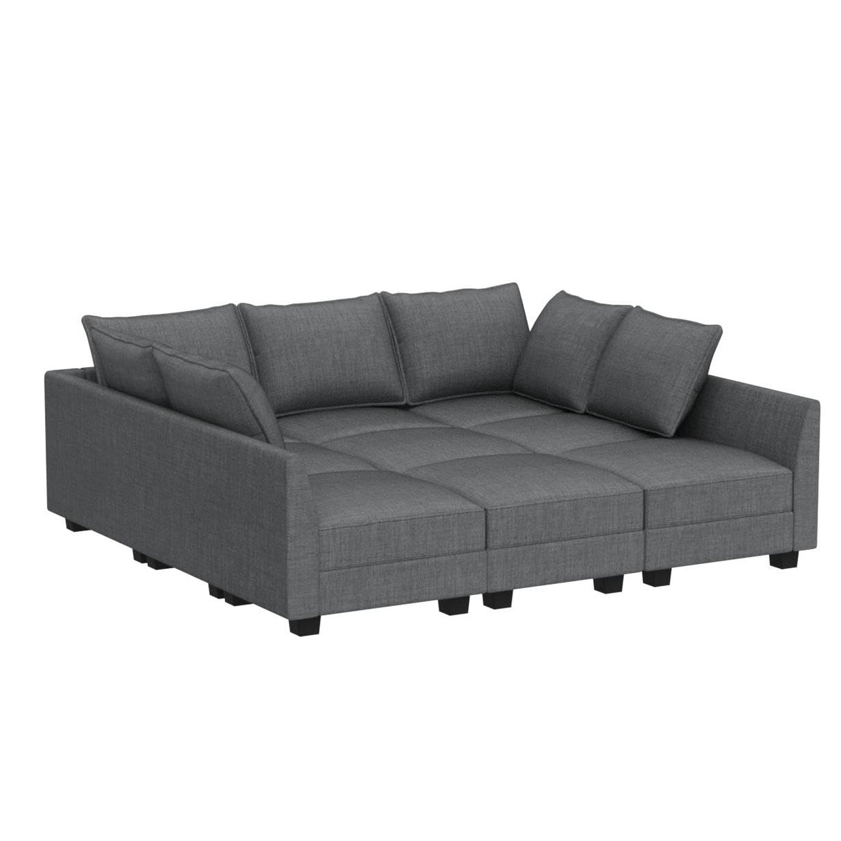 Modular Sectional Sleeper Sofa with Storage Reversible Modular Sofa Couch