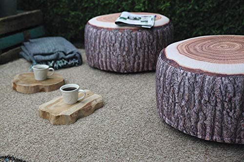 BK014 Outdoor Poufs Garden Seat, Tree Trunk Medium