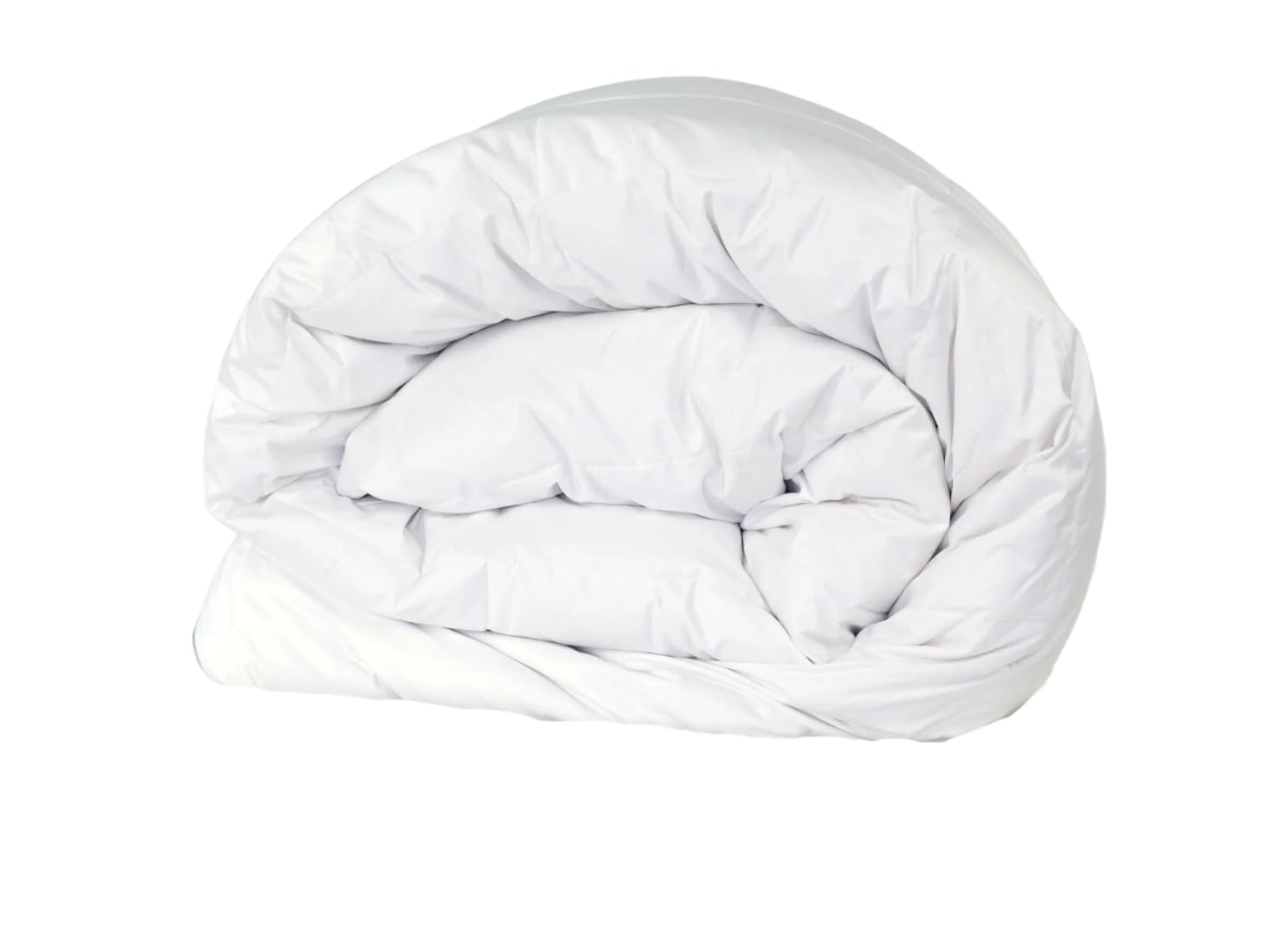 Legacy Decor King Size Comforter Goose Down Alternative White Color