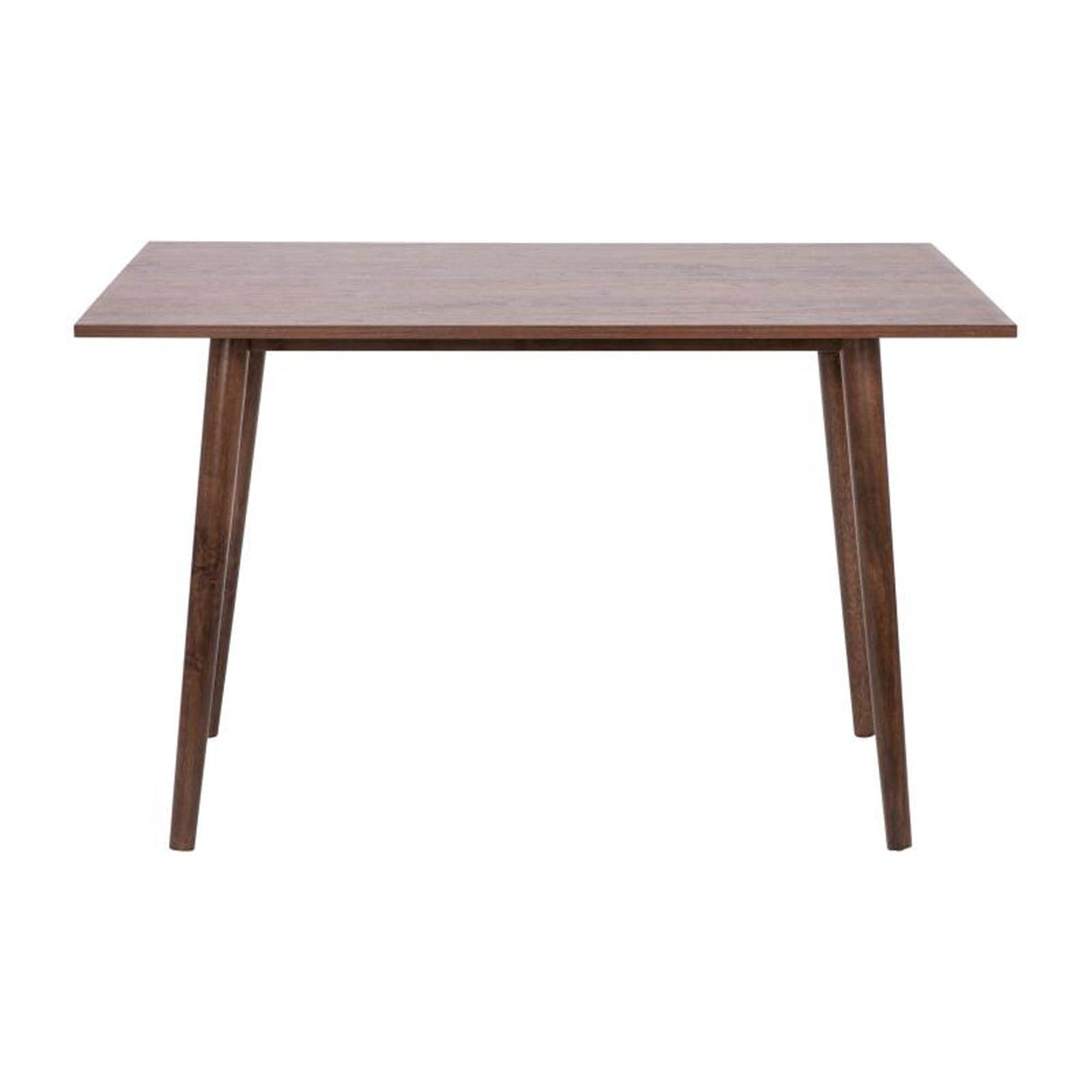 Hatfield Mid-Century Modern Dining Table - Dark Walnut Engineered Wood Kitchen Table