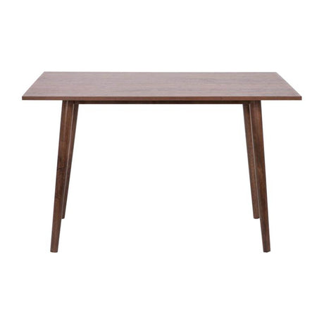 Hatfield Mid-Century Modern Dining Table - Dark Walnut Engineered Wood Kitchen