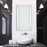 Elixir Rectangle Medicine Storage Mirror Cabinet with 20W LED Lighting Bars