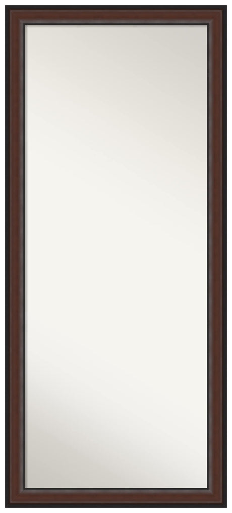 Wall Mirror Full Length Mirror (64.5 x 28.5 in.) Full Body Mirror, Harvard Walnut Floor