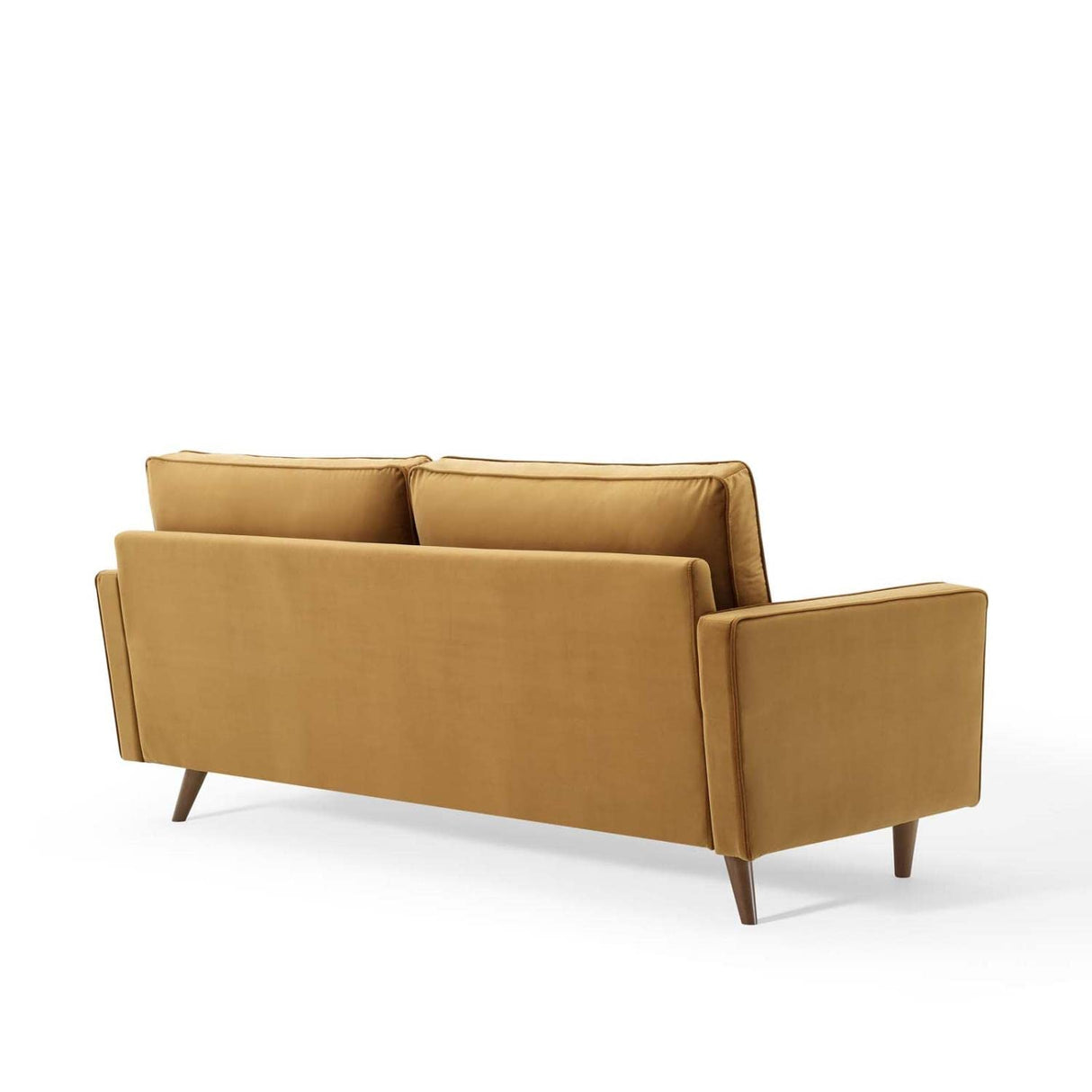 EEI-3764-COG Valour Performance Velvet Sofa, Cognac