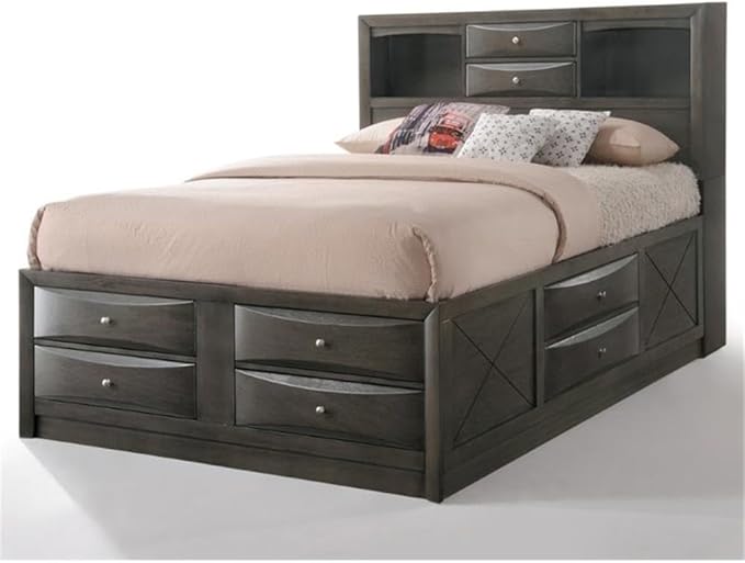 l Queen Storage Bed in Espresso Finish