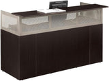 Modern Reception Desk with Counter Front Desk Retail Checkout Counter Office Lobby