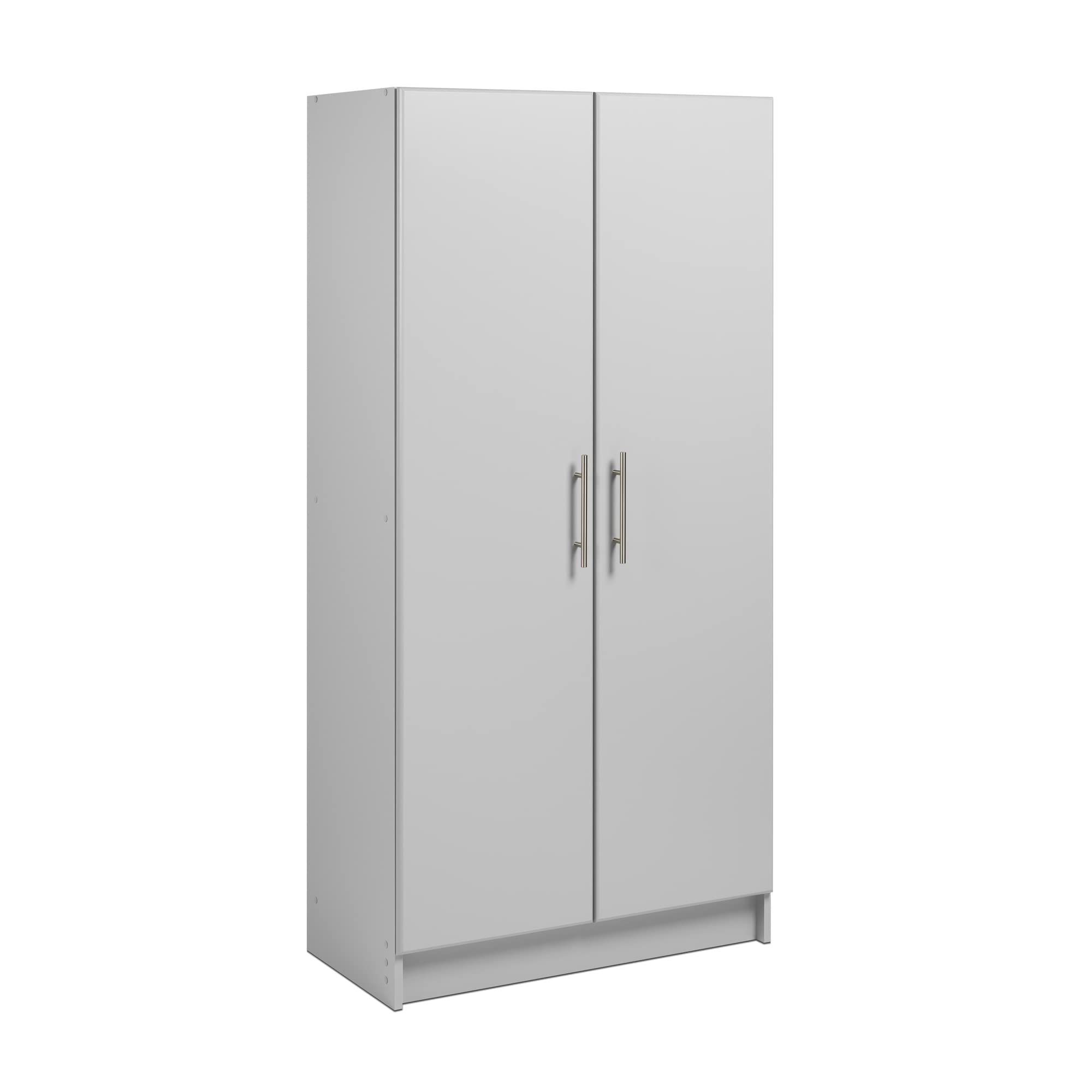 Prepac Elite 32" Storage Cabinet, Light Gray Storage Cabinet, Bathroom Cabinet & Elite 32" Storage Cabinet, White Storage Cabinet, Bathroom Cabinet, Pantry Cabinet