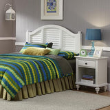 Bermuda White Night Stand by Home Styles