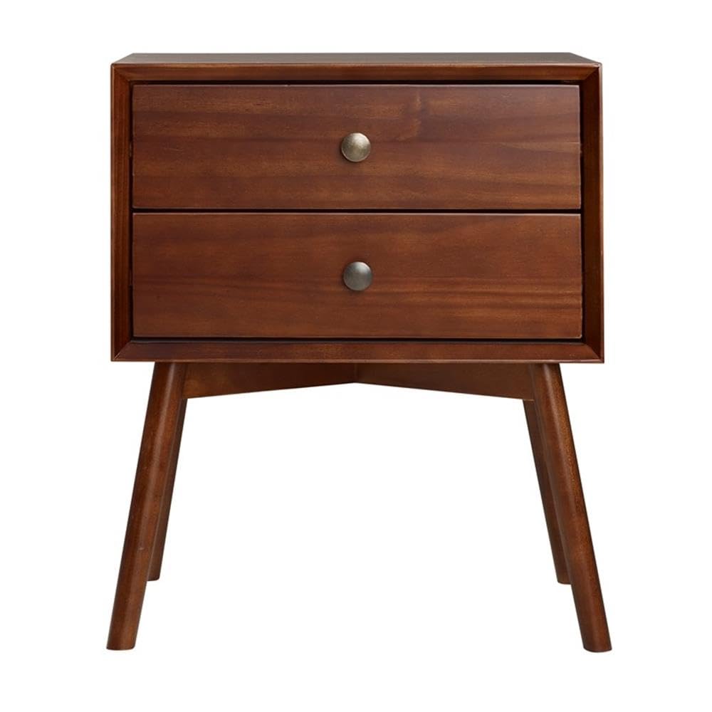 Mid Century Modern Wood Nightstand Side Table Bedroom Storage Drawer Bedside End Table