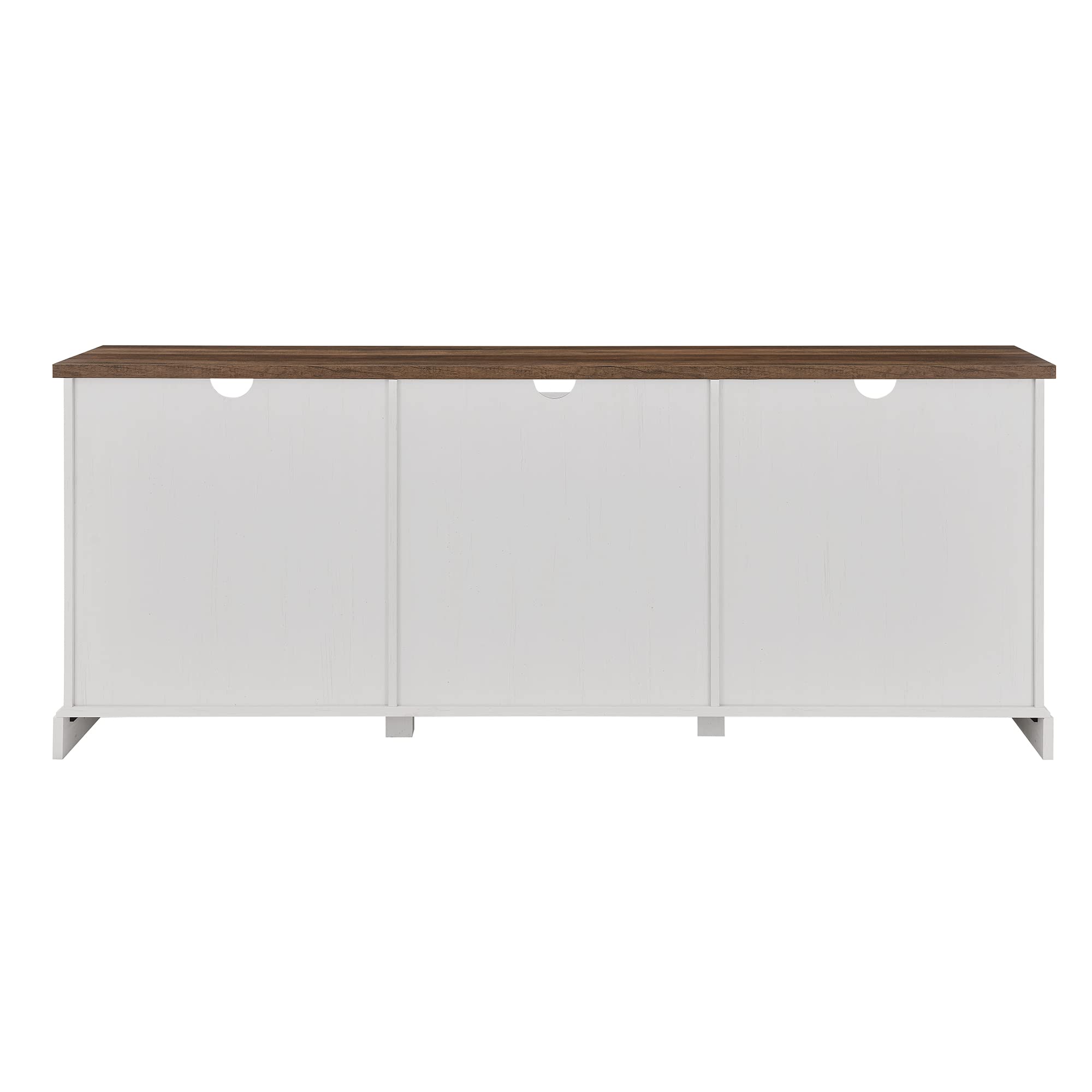 Corbin Modern Farmhouse Sliding X Barn Door TV Stand for TVs up to 80 Inches