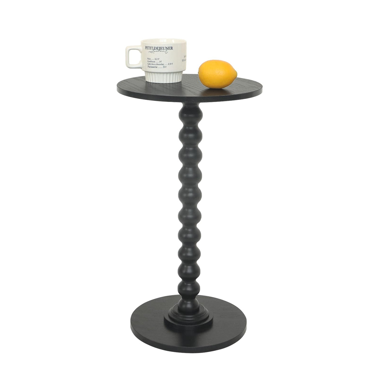 Round Side Table, Small Drink Table for Small Spaces, Modern Accent End