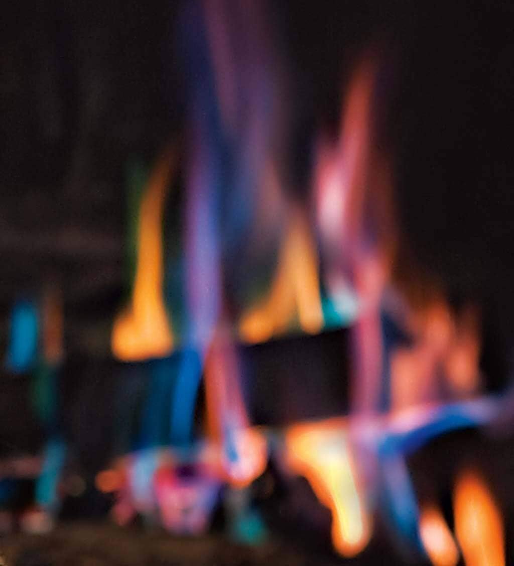 Fireplace and Firepit Color Cones, Festive Fun Rainbow Flame Changing Pine Cones