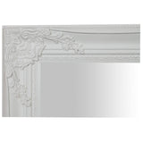 Vertical / Horizontal Antiqued White Finish W72xDP3xH132