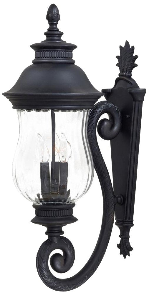 European Influence Three Light Wall Mount from Newport Collection in Bronze/Darkfinish