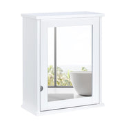 Medicine Cabinet 15.8" L x 19.8" H Wall Mounted Storage Cabinet with Single Mirror