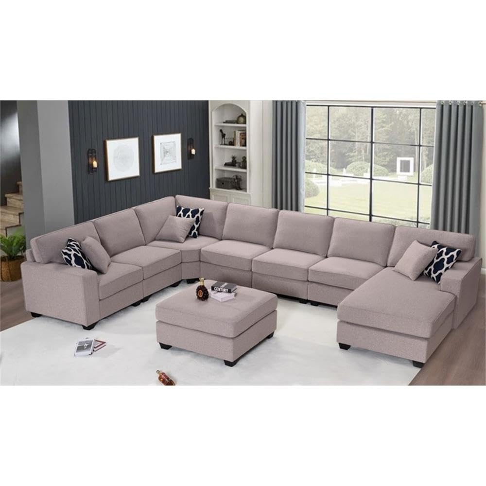 Legend Vansen Fabric Flexible Combination Module Reversible Sectional Sofa