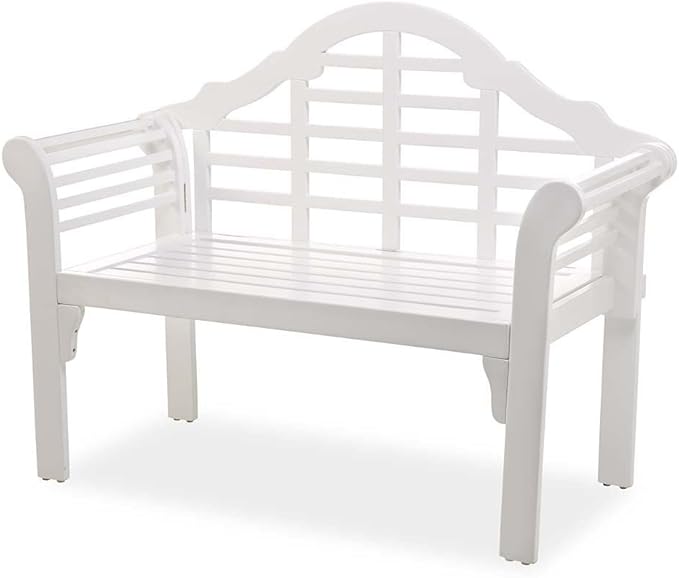 Weatherproof Lutyens Outdoor Bench | Holds Up to 400 lbs