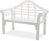 Weatherproof Lutyens Outdoor Bench | Holds Up to 400 lbs