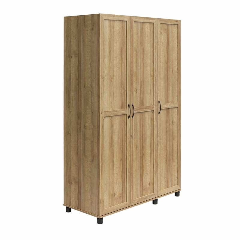 Evolution Lory Framed 3 Door Wardrobe in Natural