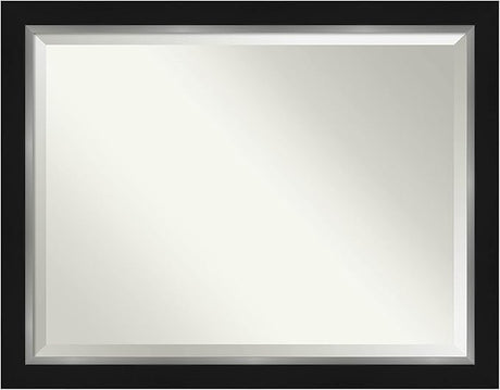 Bathroom Mirror, Varied Black Wall Mirror for use as Bathroom Vanity Mirror Over