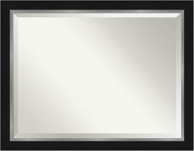 Bathroom Mirror, Varied Black Wall Mirror