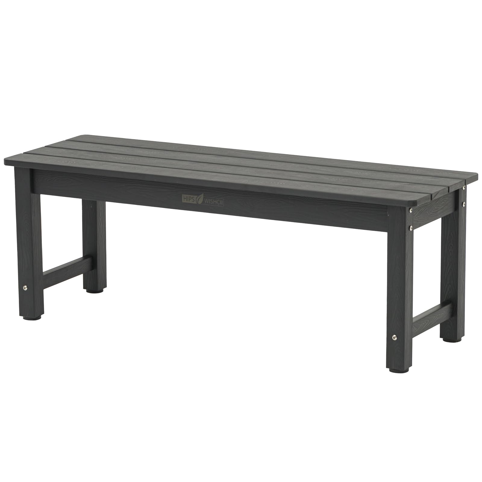 Outdoor Bench, Poly Lumber Weatherproof, 2 Person Patio Benches