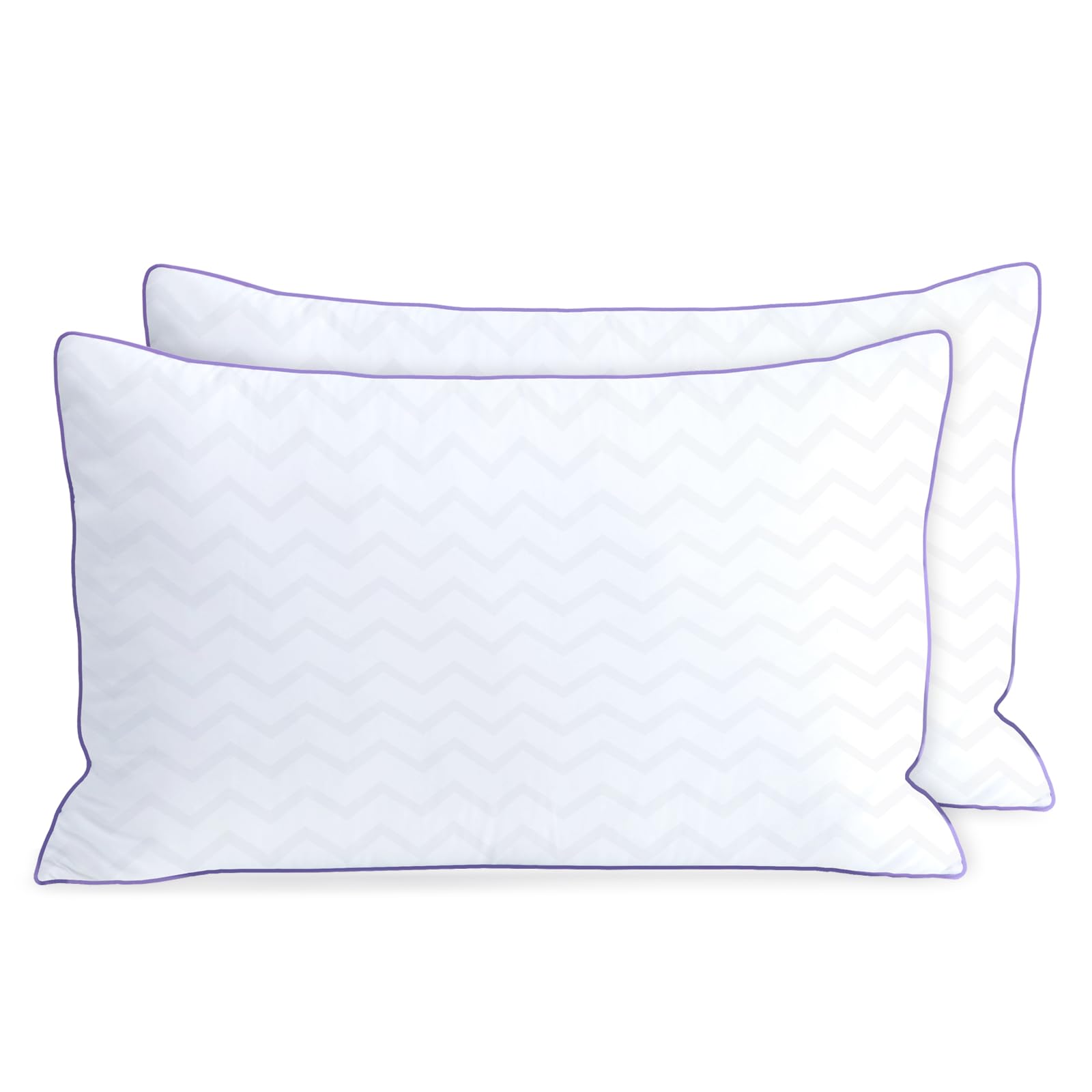 Bed Pillows Queen Size Set of 2,Hotel Collection Pillows for Side and Back Sleepers
