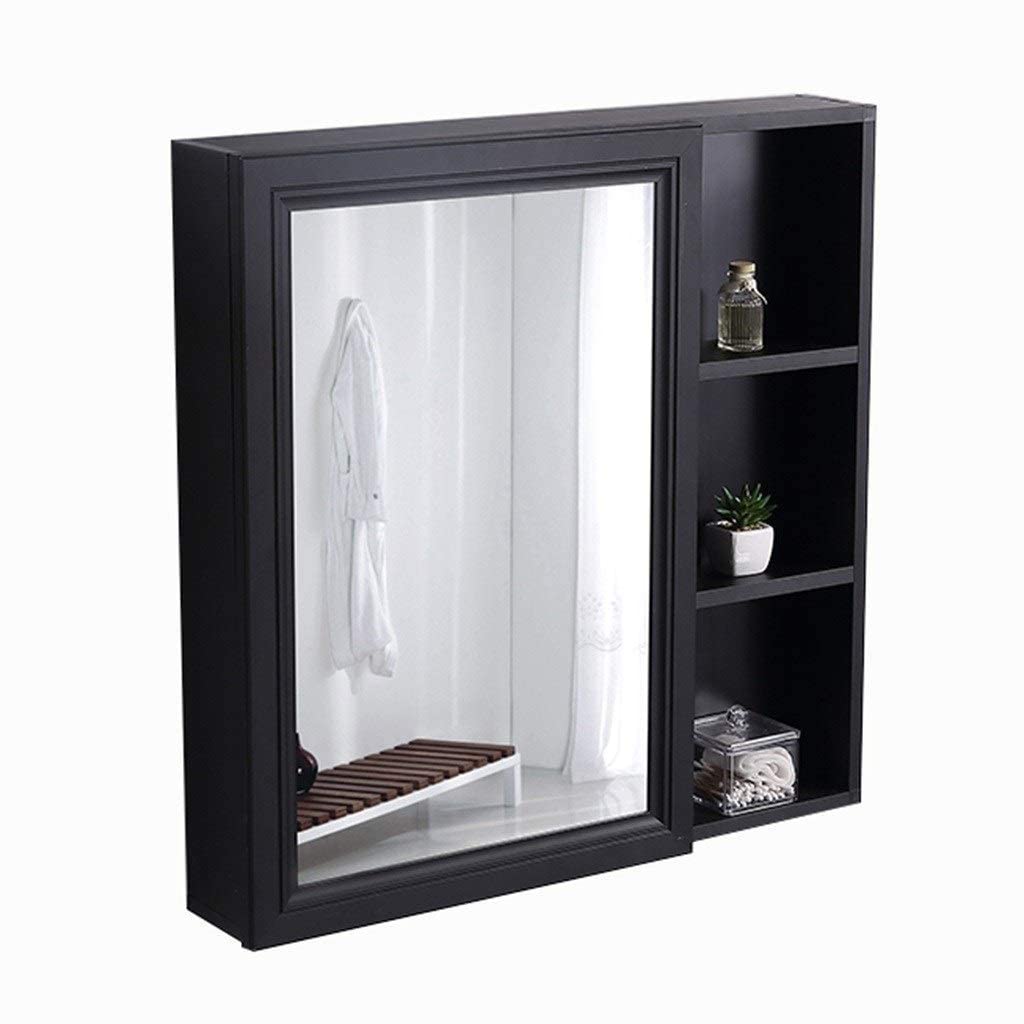 Cabinets Medicine Cabinet, Wooden Bathroom Wall-Mounted Bathroom Mirror Storage