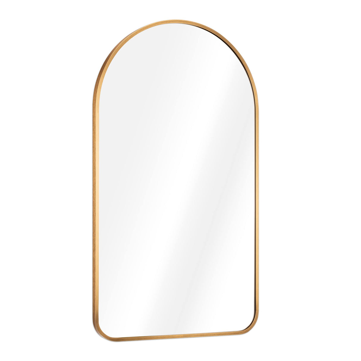 Wall Mirror - Golden Arch Framed Mirror - 17.7"x31.5" Wall-Mounted Mirror