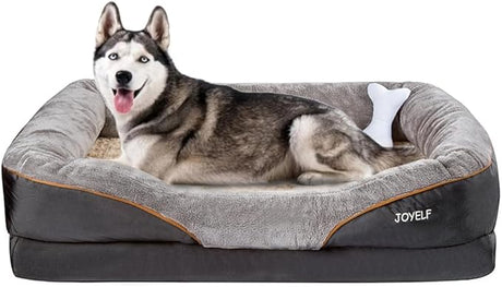 Large Memory Foam Dog Bed, Orthopedic Dog Bed & Sofa