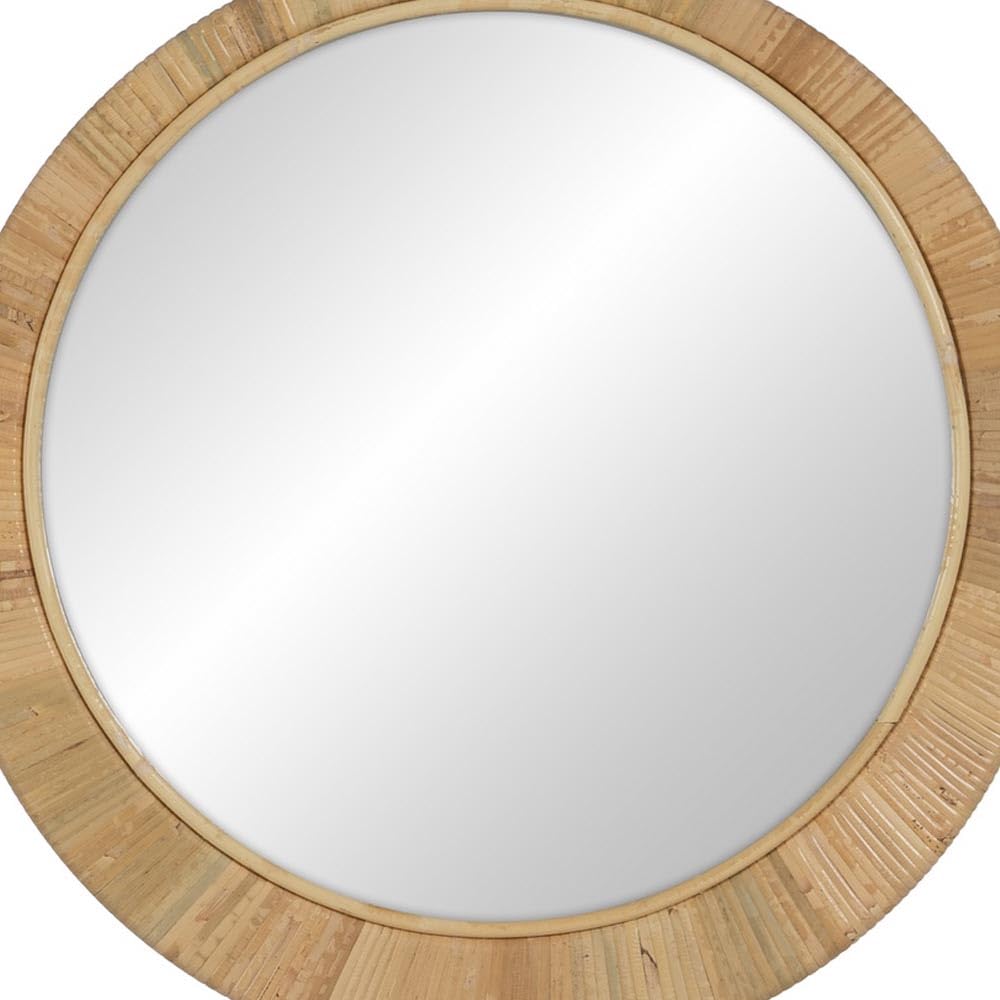 Natural Rattan Corded Round Mirror Ø 50 cm