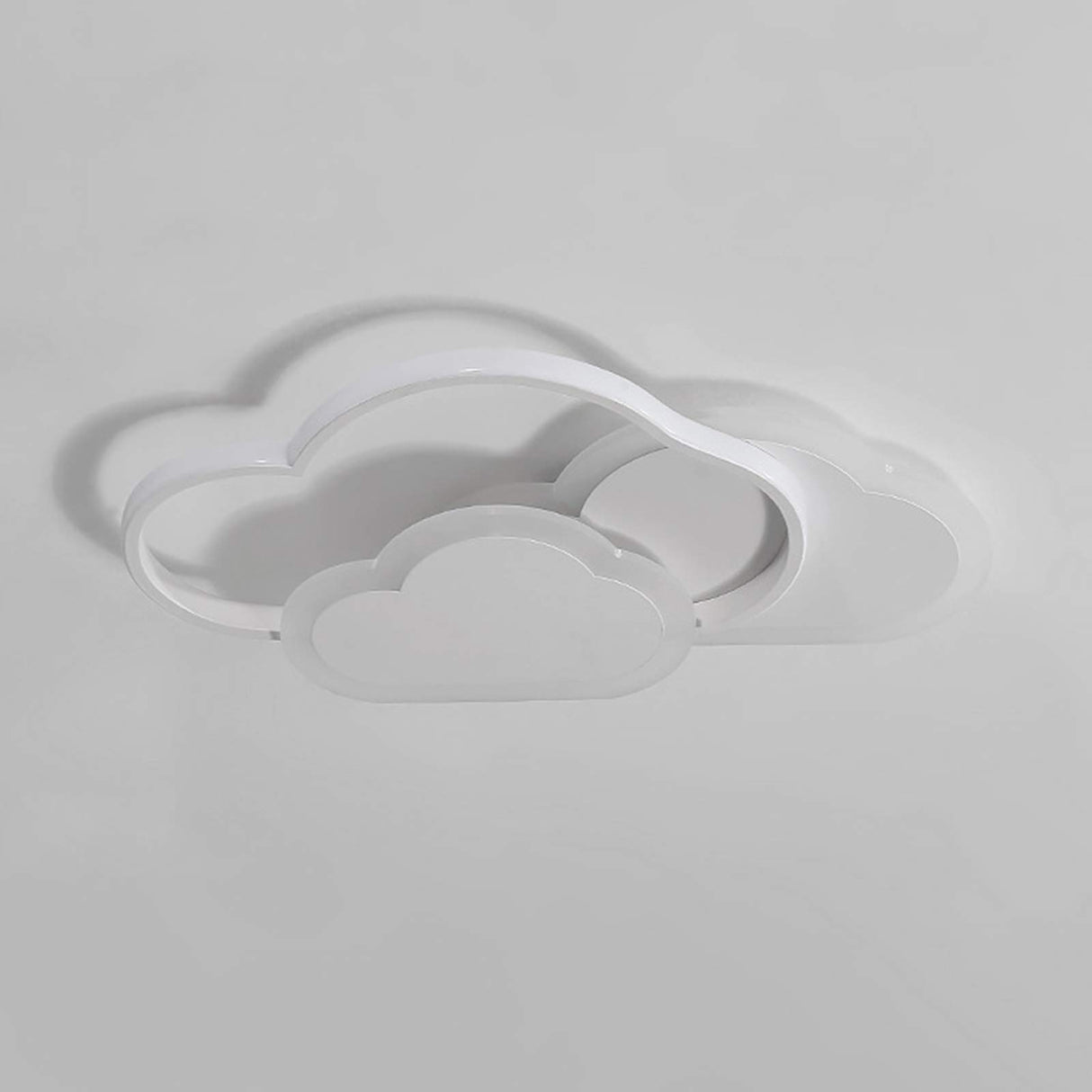 Dimmable LED Cloud Ceiling Light - Modern Flush Mount Lamp for Kids Room