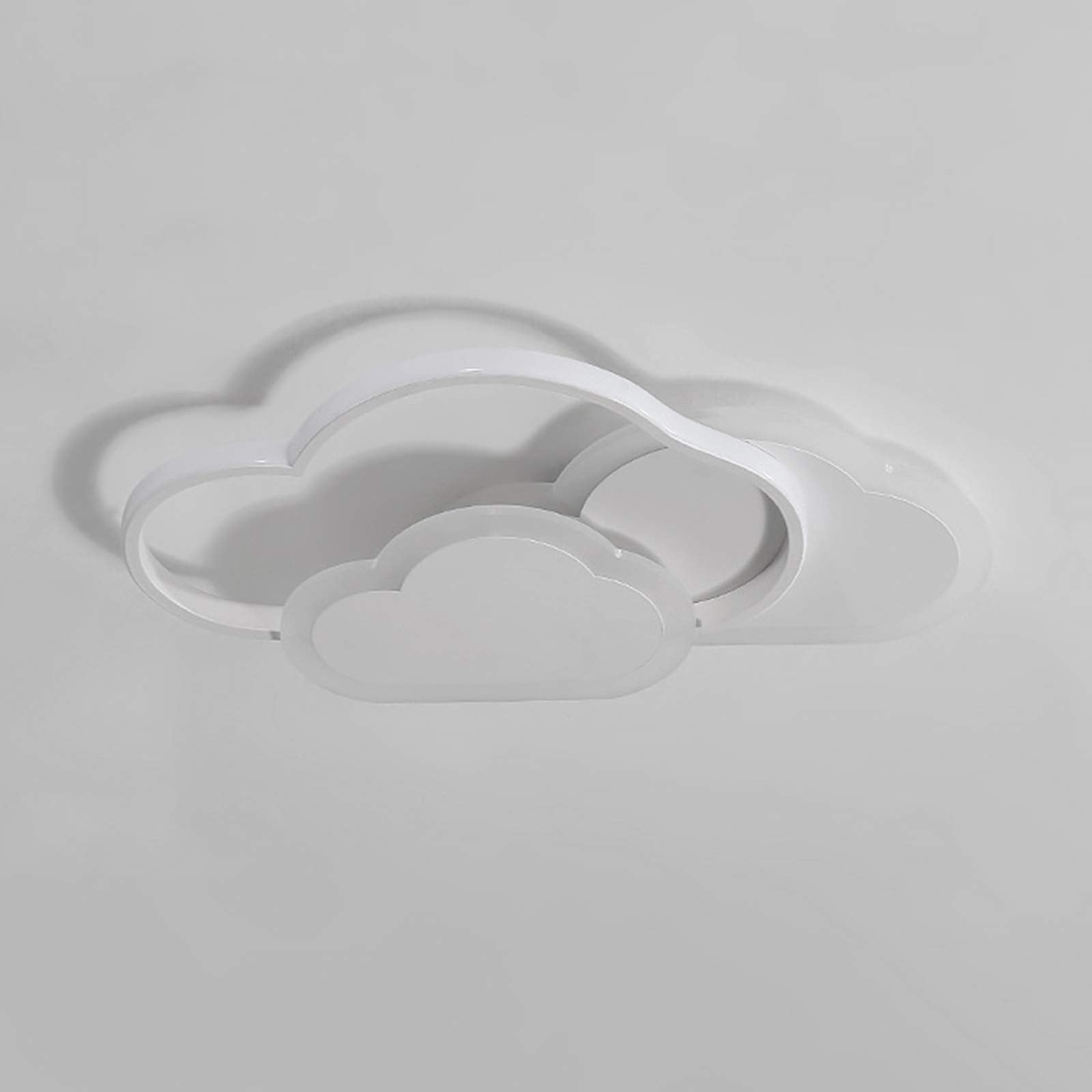 Dimmable LED Cloud Ceiling Light - Modern Flush Mount Lamp for Kids Room