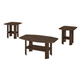 7872P Table, 3pcs Set, Coffee, End, Side, Accent, Living Room, Laminate