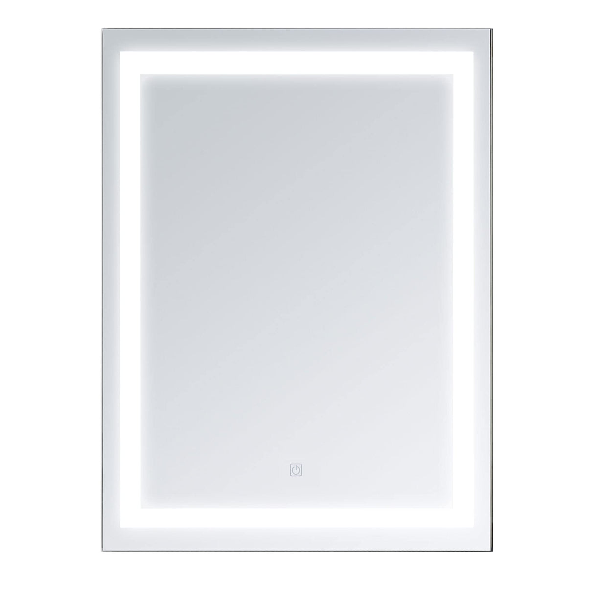 LED Bathroom Mirror Wall Mount Vanity Make Up Mirror with Dimmable Touch Switch