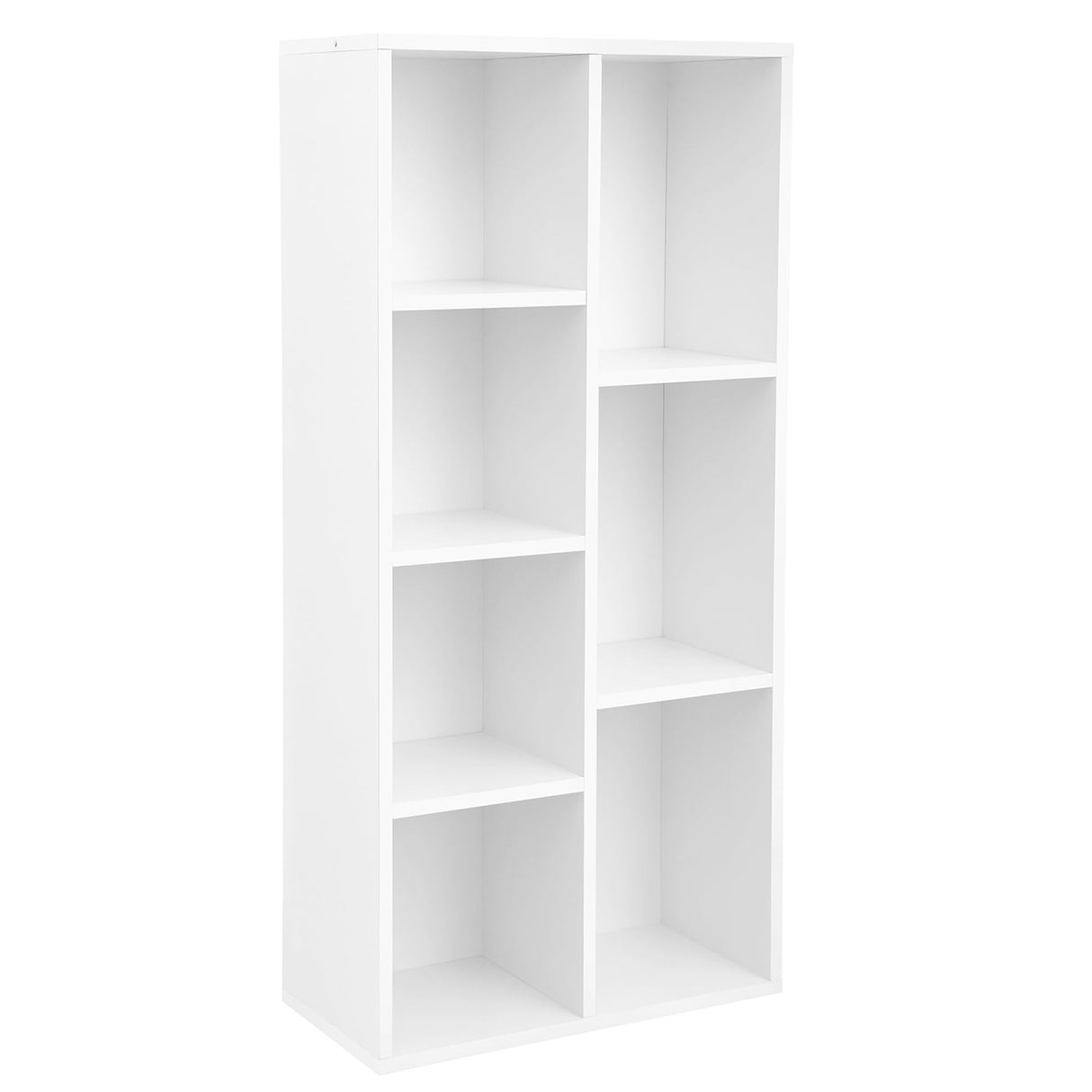 Bookcase, Bookshelf with 7 Compartments, Freestanding Shelves and Cube Organizer,