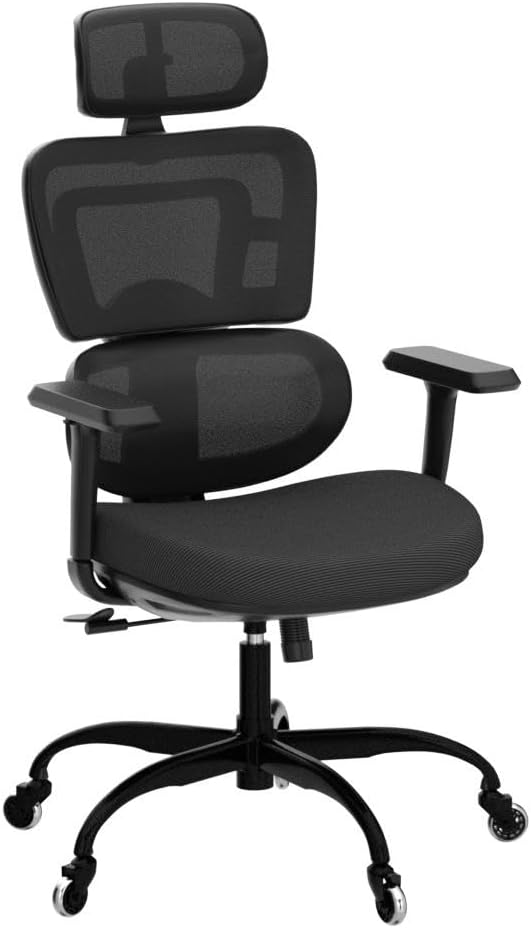 Office Chair - Mesh Office Chair High Back, Rolling Desk Chair